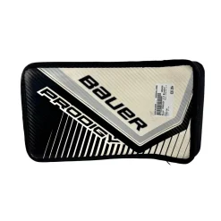 Used Bauer PRODIGY 3.0 Goalie Blocker White Youth Regular