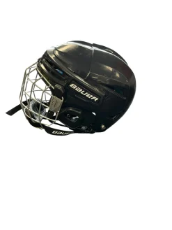 Used Bauer PRODIGY WITH CAGE Helmet Cage Combo Black SM