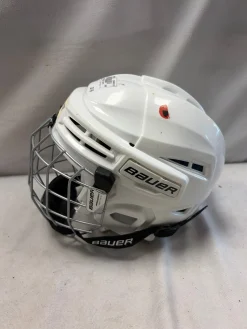 Used Bauer PRODIGY YOUTH Helmet Cage Combo White SM