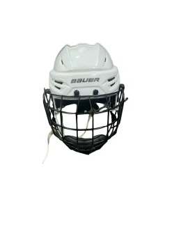 Used Bauer PROFILE II Helmet Cage Combo White MD