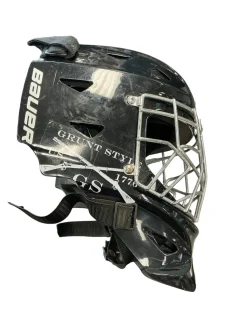 Used Bauer PROFILE 1200 Senior Goalie Helmet/Mask Black MD