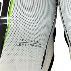 Used Bauer PRO SUPREME Senior Shin Guards Black And Grey 15"