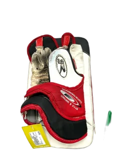 Used Bauer REACTOR Junior Goalie Blocker White/Black/Red