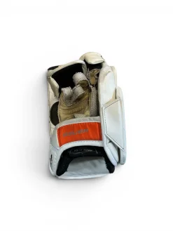 Used Bauer REACTOR 5000 Junior Goalie Blocker Black/Orange/White