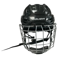 Used Bauer REAKT 55 Helmet Cage Combo Black LG
