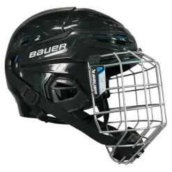 Used Bauer REAKT 55 Helmet Cage Combo Black LG