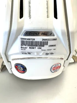 Used Bauer REAKT 150 Hockey Helmet Only White MD