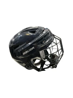Used Bauer RE-AKT 150 S Helmet Cage Combo Navy Blue SM