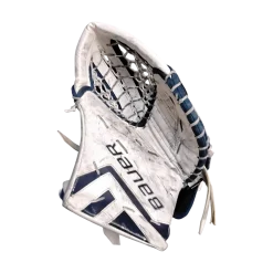 Used Bauer R5000 Goalie Leg Pads Junior Royal Blue 28"