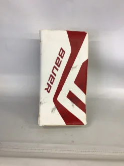 Used Bauer SUPREME Junior Goalie Blocker Red And White