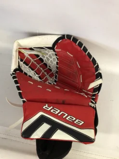 Used Bauer SUPREME Junior Goalie Catcher Red