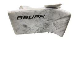 Used Bauer SUPREME Junior Goalie Blocker White