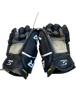 Used Bauer SUPREME MACH Intermediate Gloves Black 10"