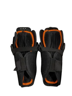 Used Bauer SUPREME ONE.4 Junior Shin Guards Black 10"