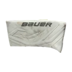 Used Bauer SUPREME ONE90 Senior Goalie Blocker White