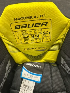 Used Bauer SUPREME S29 Inter Goalie Pant Black MD