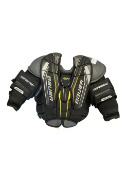 Used Bauer SUPREME S27 JR MD GP Junior Goalie Pant Black MD