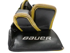 Used Bauer Supreme TotalOne NXG JRZ Senior Goalie Blocker Black/Yellow/White Regular