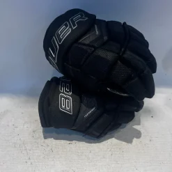 Used Bauer SUPREME ULTRA SONIC Senior Gloves Black 12"