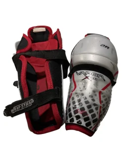 Used Bauer VAPOR X20 Youth Shin Guards White 9"