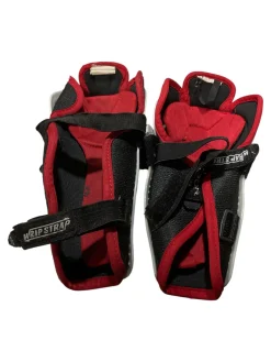Used Bauer VAPOR X20 Youth Shin Guards White 9"