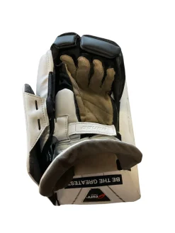 Used Bauer XE Senior Goalie Blocker White