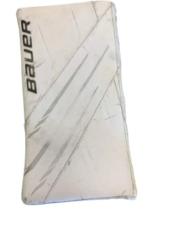 Used Bauer 3X Inter Goalie Blocker White