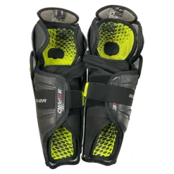 Used Bauer 3XPRO Intermediate Shin Guards Black 12"