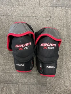 Used Bauer X100 Senior Elbow Pads MD