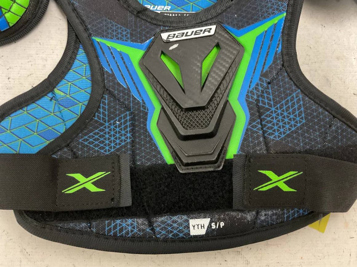 Used Bauer X Youth Shoulder Pads SM