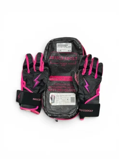 Used BB/SB Batting Gloves Black And Pink MD