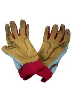 Used BB/SB Batting Gloves Carolina Blue Junior