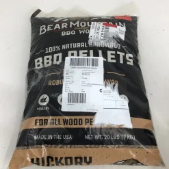 Used BEAR MOUNTAIN HICKORY BBQ WOOD PELLETS Camping Cookware