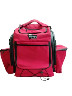 Used BERG DISC SPORTS BAG Disc Golf Backpack Red