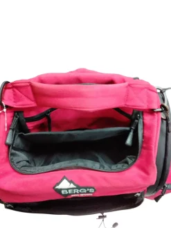 Used BERG DISC SPORTS BAG Disc Golf Backpack Red