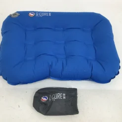 Used BIG AGNES Q-CORE DELUXE PILLOW Sleeping Bag Royal Blue Senior