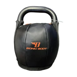 Used BIONIC BODY KETTLEBELL 25LB Kettle Dumbbell (Each) Black 25 lb