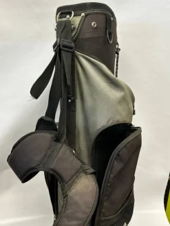Used BLACK BAG Mens Stand Bag Black