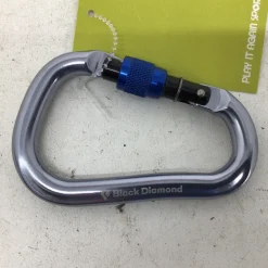 Used Black Diamond 7KN SCREWGATE CARABINER Climbing Carabine