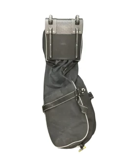 Used BLACK SOFT WHEELED TRAVEL BAG Travel Bag Black