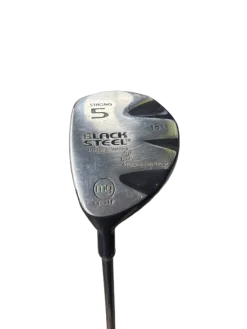 Used BLACK STEEL 5 WOOD 19 DGR LH Mens Fairway Wood LH 5 Wood
