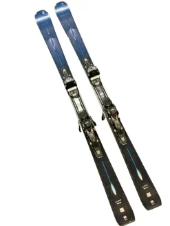 Used Blizzard ALIGHT 8.2 TI Womens DH Ski/Binding Navy Blue 168 cm