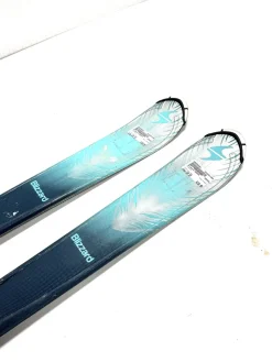 Used Blizzard SHEEVA Girls DH Ski/Binding Navy Blue 130 cm
