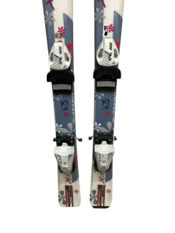 Used Blizzard X-SPRIT Girls DH Ski/Binding White 100 cm