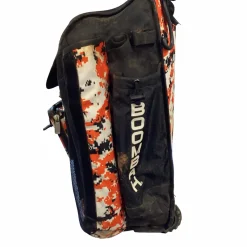 Used BoomBah BOOMBAH CATCHERS ROLLING BAG BB/SB Player Wheeled Bag Orange