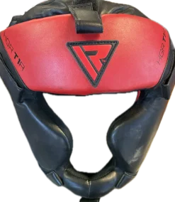 Used Boxing Headgear Red