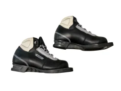 Used Boys 75MM XC Ski Boots Black YT-11