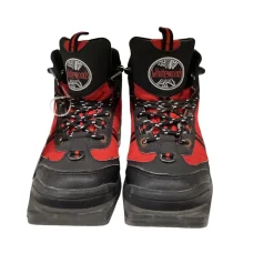 Used 540 Boys 75MM XC Ski Boots Red JR-02