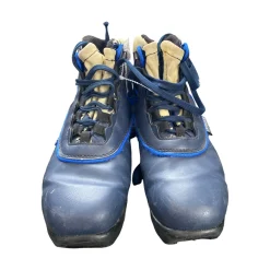 Used Boys NNN XC Ski Boots Navy Blue W 06.5-07 / JR 4.5-05