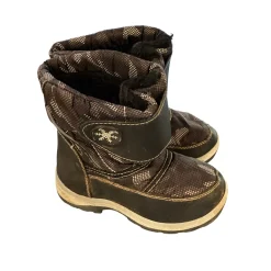 Used BOYS SNOWBOATS Snow/Hunt/Hike Boots Y Grey Youth 11.0